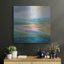  «Flower Hill 2» par Silvia Vassileva, art mural en métal, 24 po x 24 po
