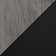 Charcoal Gray Top/Black Base