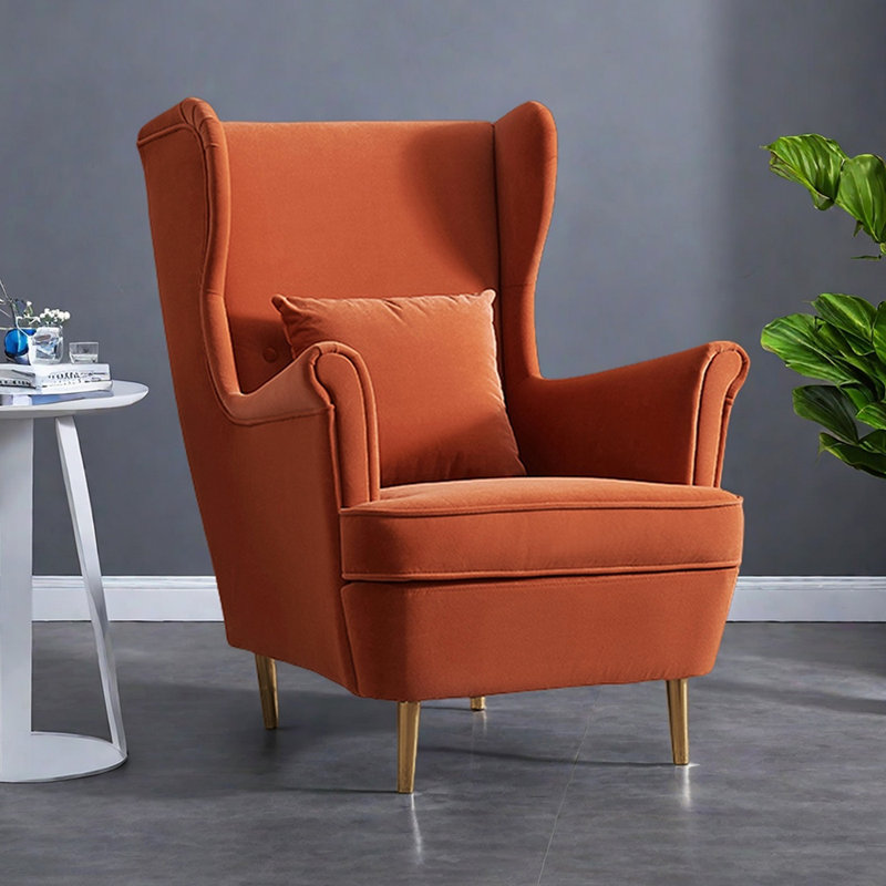 Mohrle, Doré, Mélange de polyester orange rougeâtre