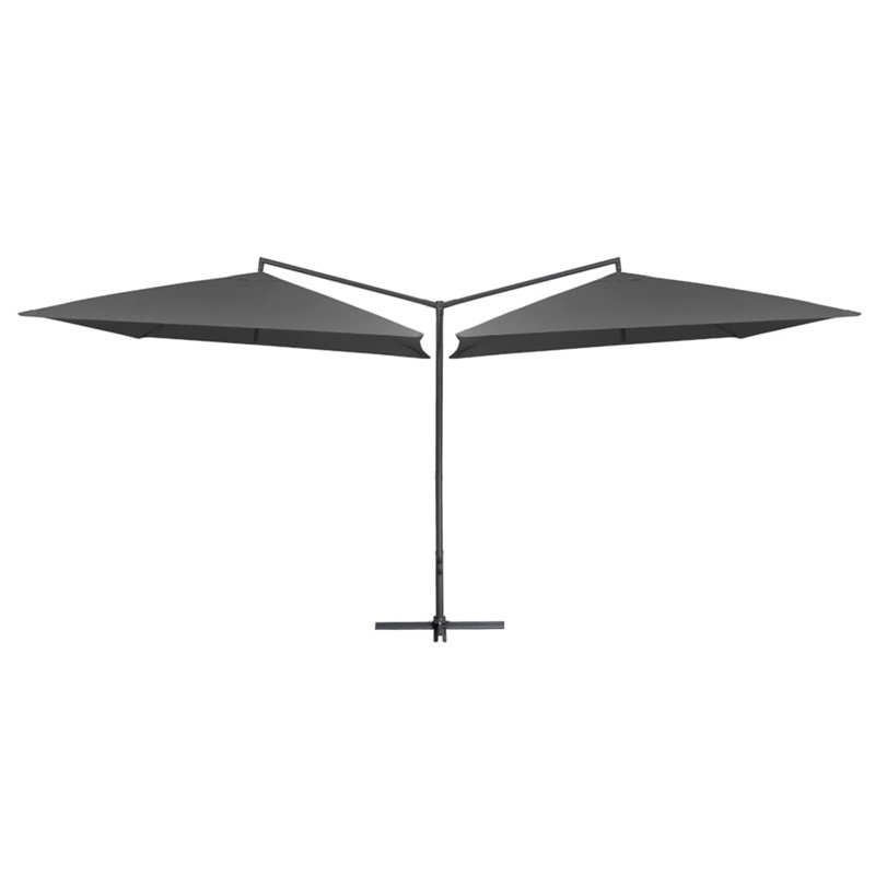 Carvis Market Parasol, Grey