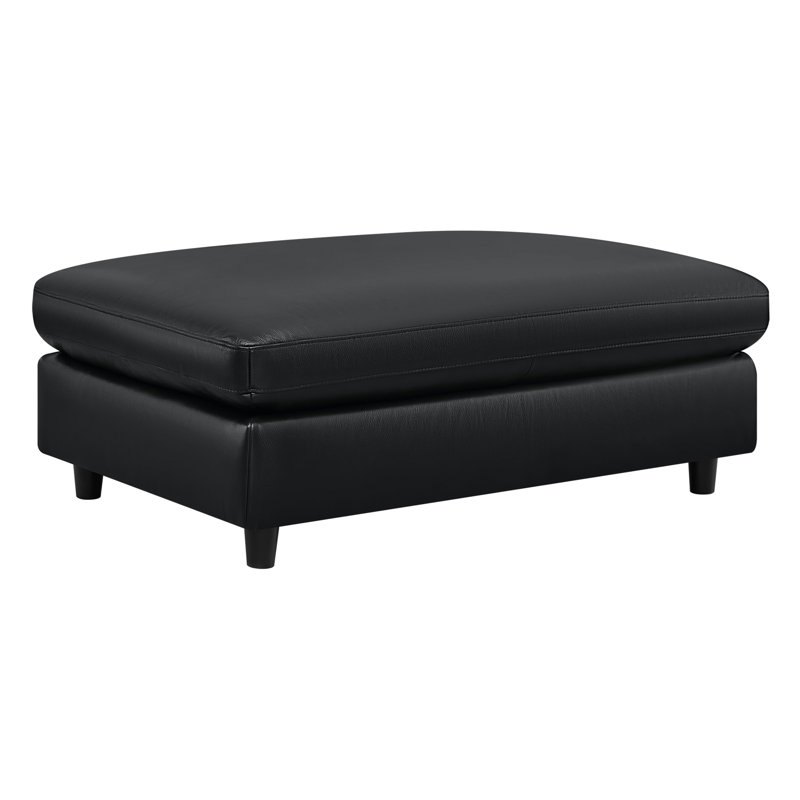 Fleetwood 45" Genuine Leather Rectangle Ottoman