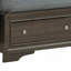 Grand lit Madrid G02305B-QB, gris
