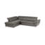 CAPRI Genuine Leather Corner Sofa with Pull-Out Bed and Storage and Adjustable Headrests-726785394-726785393
