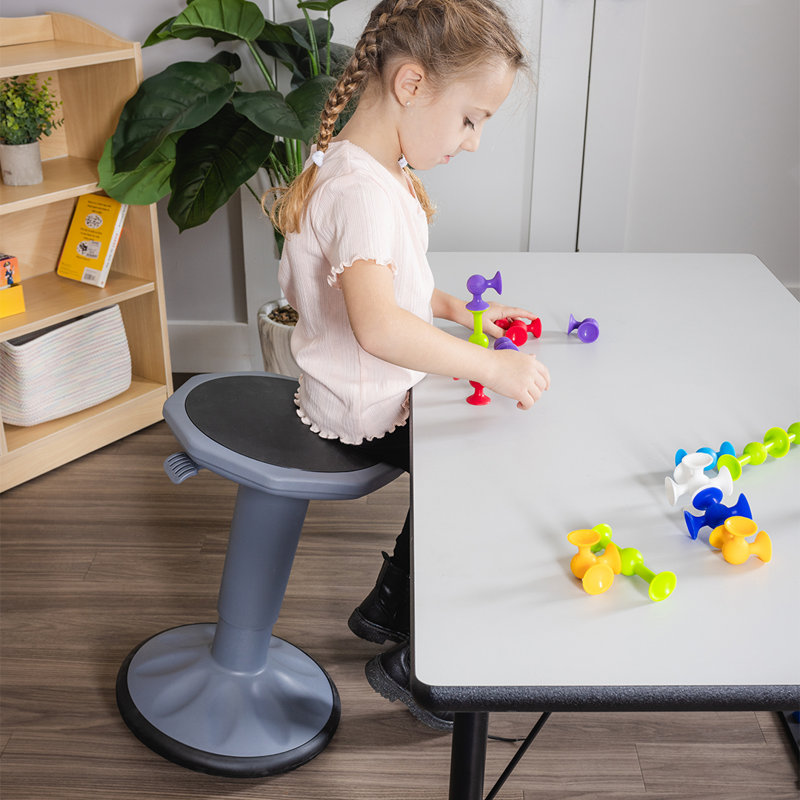 Tabouret actif à hauteur ajustable, Gris