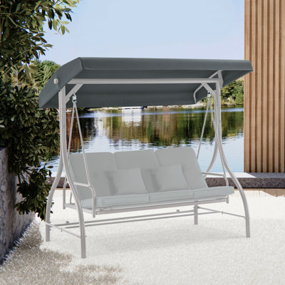 Porch Swing Canopy Replacement Cover,Outdoor Swing Sun Shade