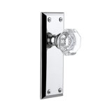 Grandeur Fifth Avenue Plate Double Dummy with Chambord Crystal Door Knob