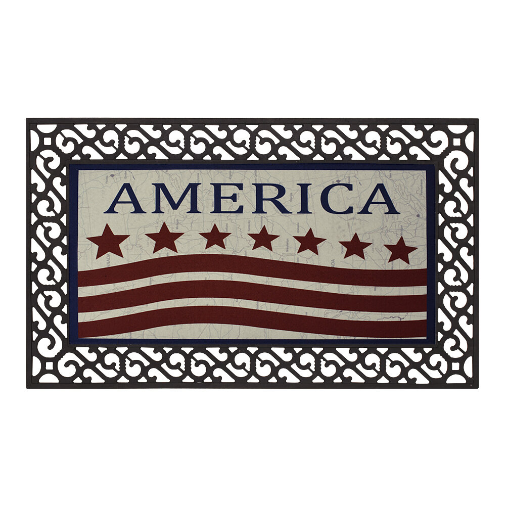  Memorial Day Indoor Door Mat, Non-Slip Water Absorbent