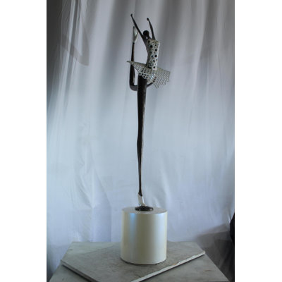 NIFAO Bronze Sculpture Tutu by Liliana Mendez Large Art Statue 24"x14"x72"H