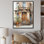 «Pamona France Lyon Old Town Door I», reproduction sur toile