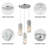 3 - Light Cluster Cylinder Dimmable Pendant with Crystal Accents-1831625034-1871227136