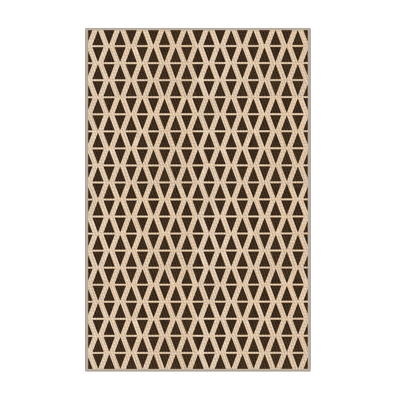 Tapis 100% à motifs lavables à la machine 2989 Pat3797 Org, Rectangle 2 pi x 4 pi