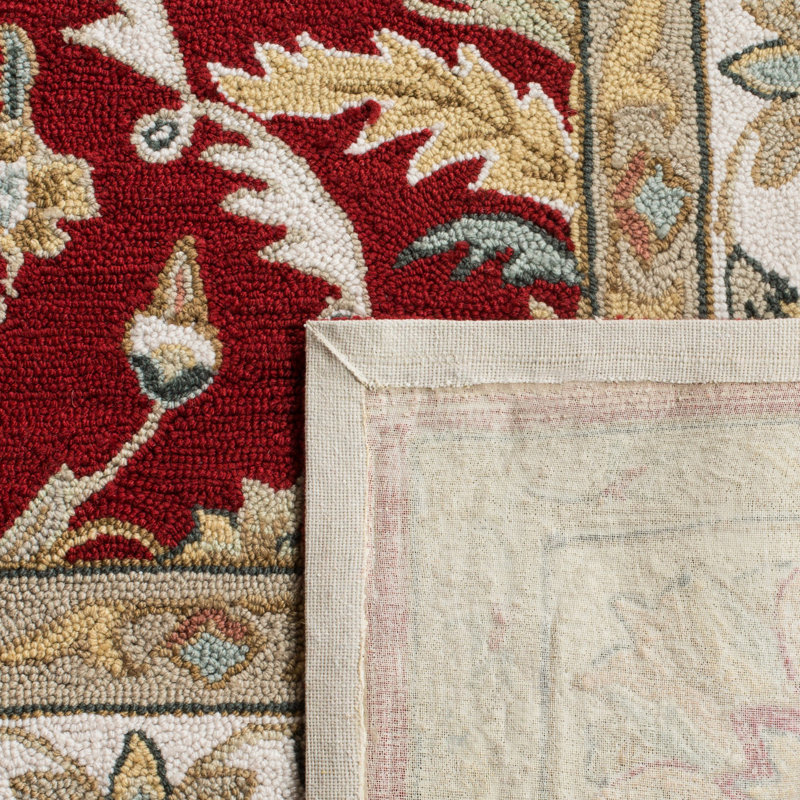 Easy Care Hand Hooked Performance Oriental Rug, Rectangle 4' x 6'