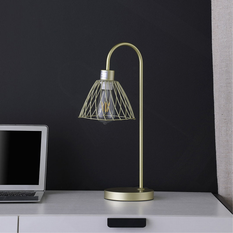 Lampe de table suspendue en métal 20,5 po