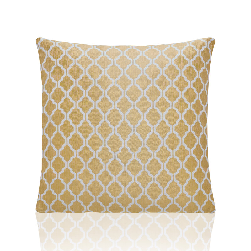 Dareece Cotswold Cushion Covers with Filler Pads, Ochre, 45 cm H x 45 cm W x 15 cm D