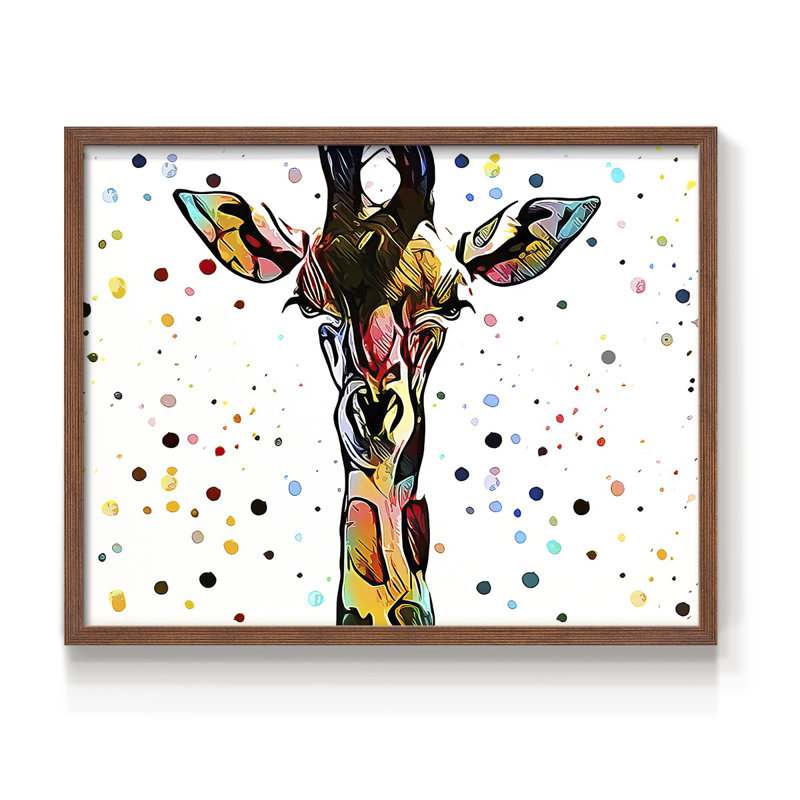 Motley Crew en couleur II - Imprimé encadré - Restickable, H 16 po x l 20 po, Walnut