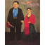 «Frida and Diego Rivera» par Frida Kahlo, toile tendue avec châssis-800596021