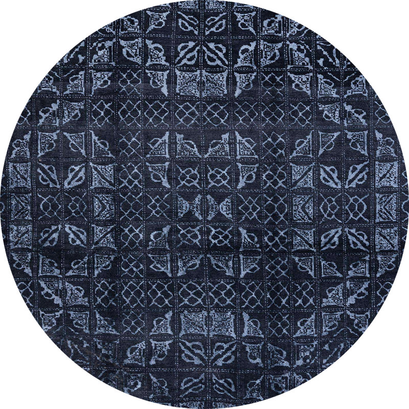 Tapis abstrait moderne 4489, Rond 3 pi