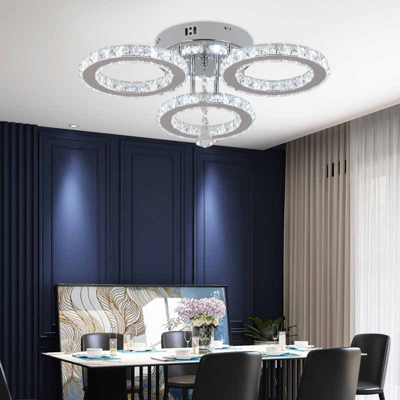 Cupples LED Semi Flush Mount, 6500K