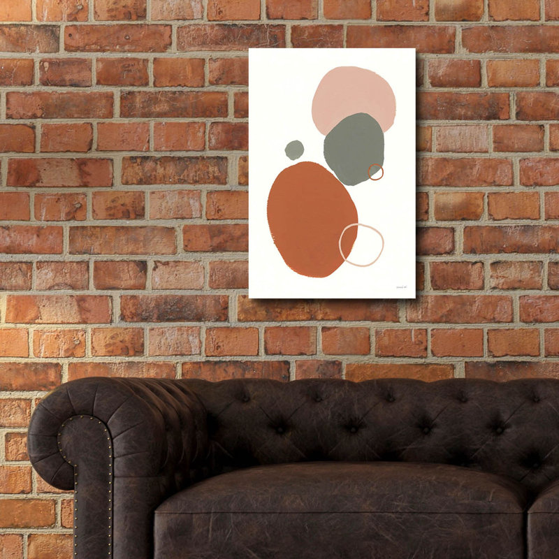 «Warm Stepping Stones» par Danhui Nai, art mural en verre acrylique, H 24 po x l 16 po x P 0,2 po