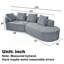 Canapé modulaire Boneless-873602652