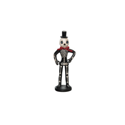 Figurine d'Halloween «Skelly Skeleton Gathered Traditions Joe Spencer»
