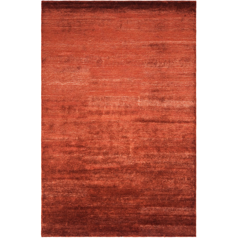 Ralph Lauren Fairfax Viscose, Cotton Solid Color Rug, Rectangle 4' x 6'