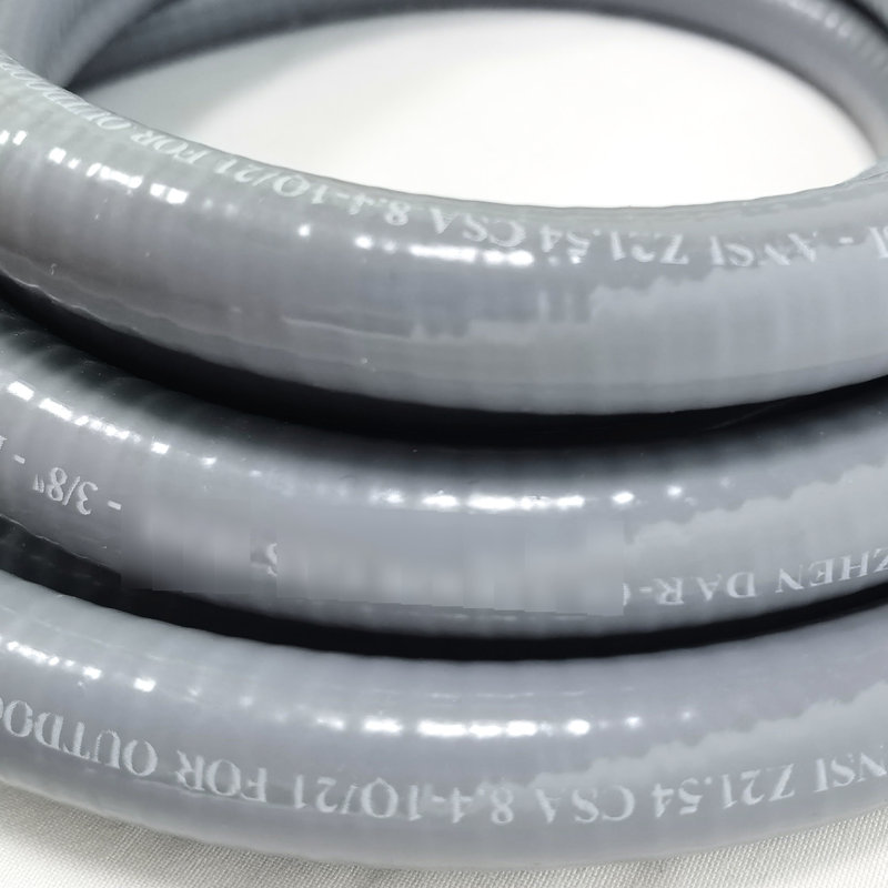 Tuyau de gaz naturel de 12 pi avec raccord rapide pour grils à double combustible Chauffe-terrasse Four à pizza Fabrication en caoutchouc et en laiton Utilisation durable Chauffe-eau à alimentation sécuritaire Installation facile Raccords sécurisés