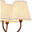 Paquet de 6 abat-jours en lin à pince pour lustres, lampes murales, plafonniers et lampes de table - beige, fond 5,9 po x haut 3,54 po x hauteur 5,12 po