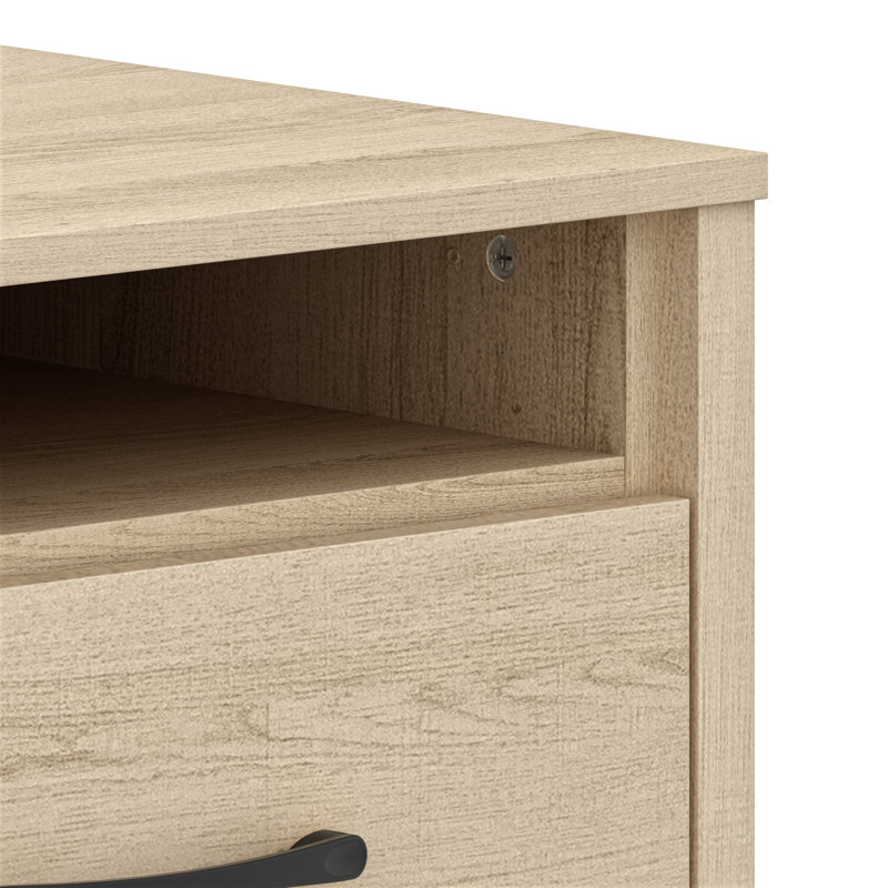 Table de chevet 2 tiroirs 22,7 po Pruitt, Chêne d'Oslo, Individuel