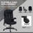 6 Point Vibrating Massage Office Chair With Lumbar Heat