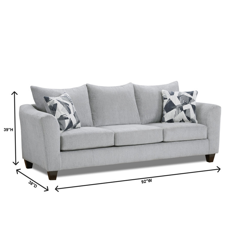 Dyrell Upholstered 92'' Sofa