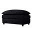 Ensemble de salon modulaire moderne en chenille noire de 3 po avec siège profond et canapé modulaire surdimensionné, pour la décoration-691866717