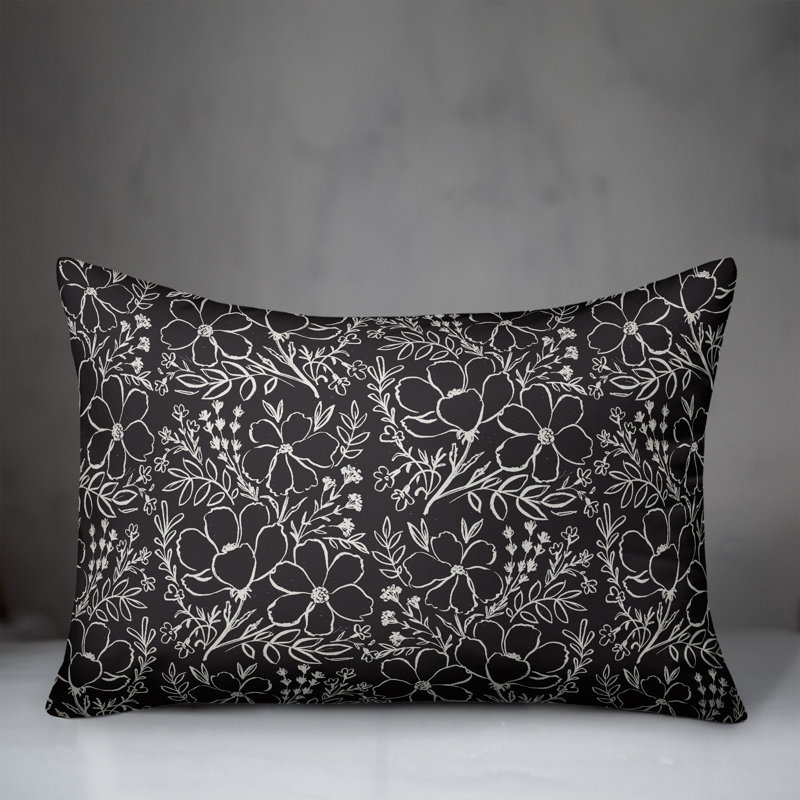 Housse de coussin rectangulaire en polyester