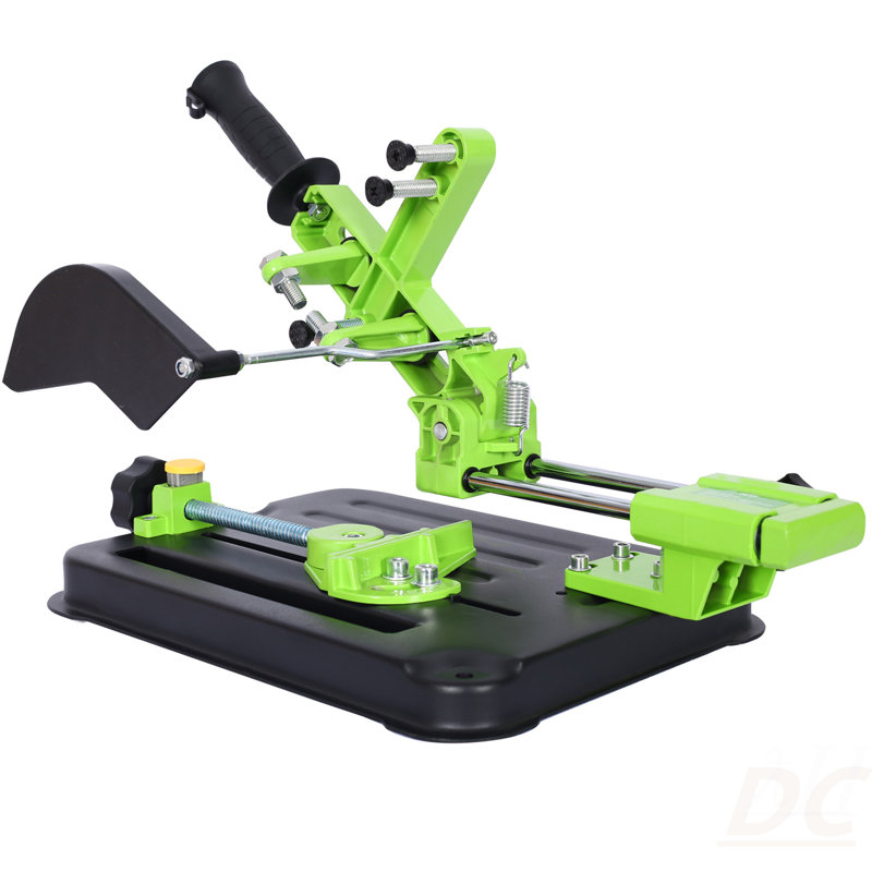 Universal Angle Grinder Stand,Grinder Holder Sliding Handle Bracket,Upgraded Cast Iron Base ,Cutting Angle Adjustable For 100 And 125 Angle Grinder