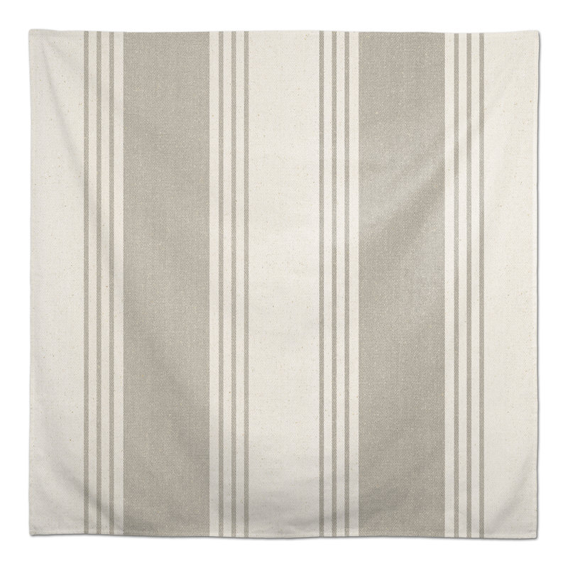 Nappe rayée en polyester, L 102 po x l 58 po