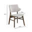 Ensemble de 2 chaises de salle à manger rembourrées Capri-68174313