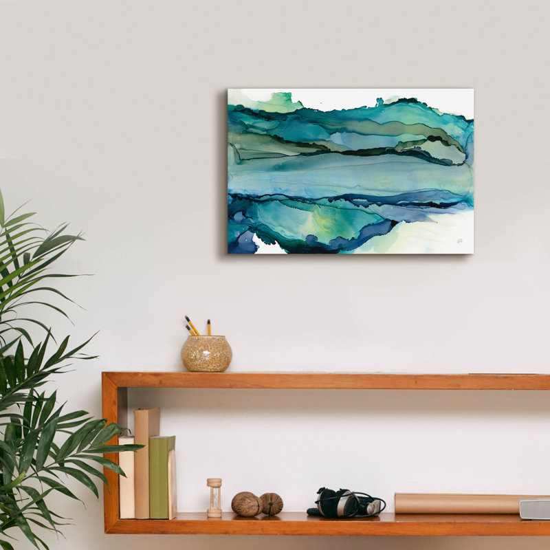 'Pistachio Moss 1'  by Chris Paschke Canvas Wall Art, 12" H x 18" W x 0.75" D