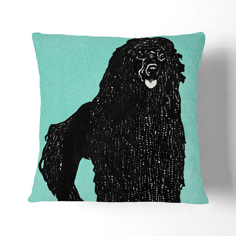 Poodle Scatter Cushion, 55cm H x 55cm W x 20cm D