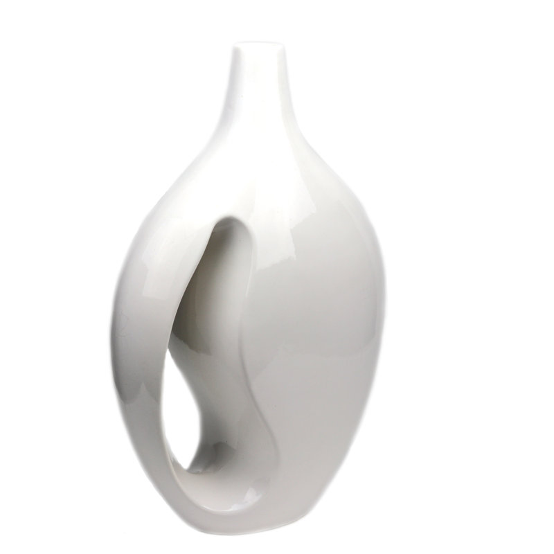 Lifestyle Ceramic Vase White