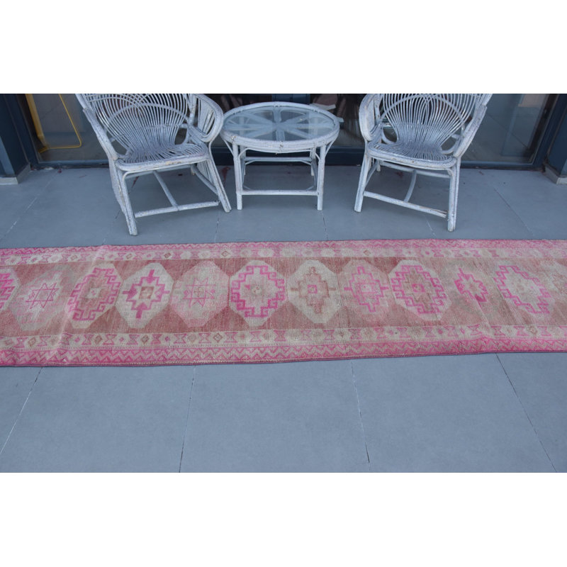Tapis turc rétro Herki vintage pour la cuisine ou les espaces de salon extérieurs
