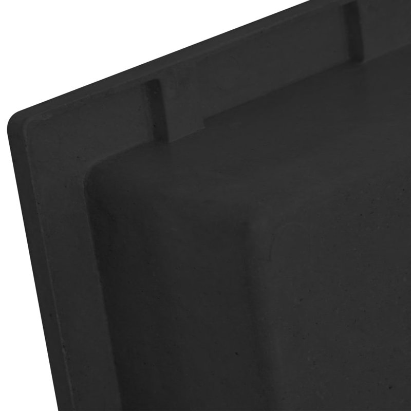 Pearcy Plastic / Acrylic Recessed Bathroom Shelves, Black
