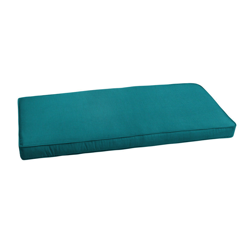 Coussin de banc d’intérieur/d’extérieur sunbrella, l 48 po x P 17 po