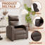 Canapé-lit simple en cuir PU, fauteuil de salon avec support lombaire-1955931144
