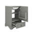 Meuble-lavabo de 20 pouces avec lavabo intégré Conception de lavabo simple avec porte à fermeture en douceur réglable-779253218
