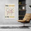 «Dancing Kitchen Couple Modern Playful Romantic Landscape Nature», reproduction d'art mural-129966823