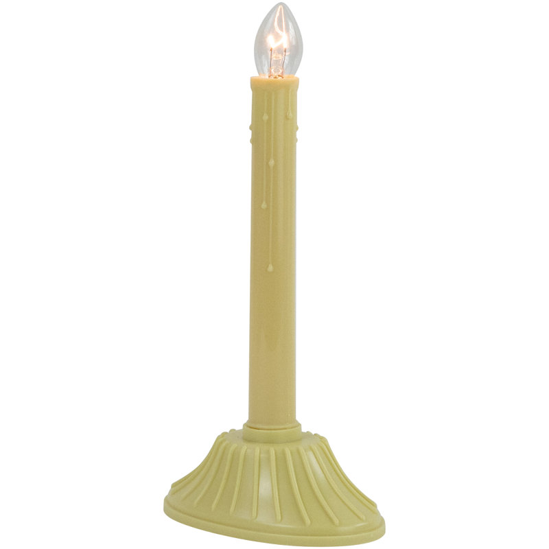 Candolier Christmas Candle Lamps - 9.5 Inch - Clear - Set Of 4