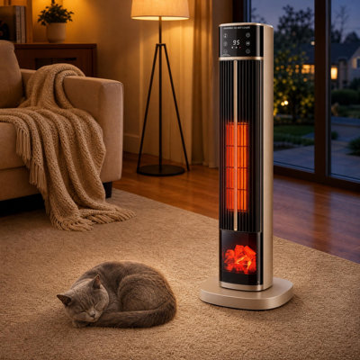 Roomisland 5118 BTU Electric Tower Space Heater