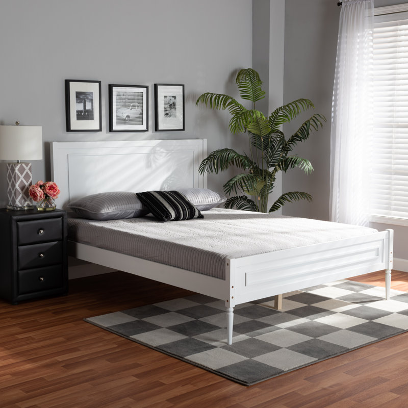 Lorraine Solid Wood Platform Bed, Queen