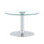 Verre rond avec base en métal-130041714