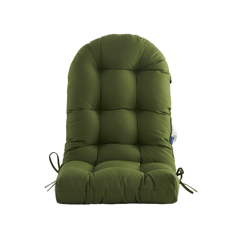 Outdoor 4'' Seat / Back Cushion, Invisible Green